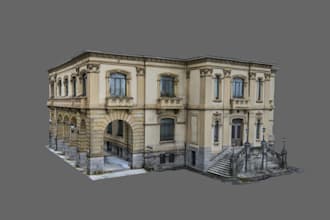 create a virtual 360 tour or digital twin from scan photo data