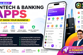 setup online banking software wallet app neobank app and ai powered fintech app