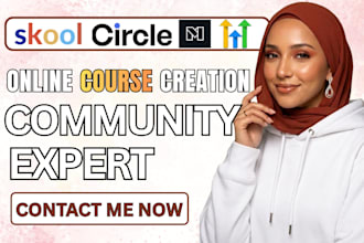 write online course content circle so gohighlevel mighty network skool community