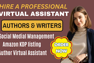 be your virtual assistant for authors and writers