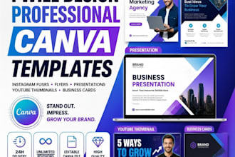 design professional canva presentations