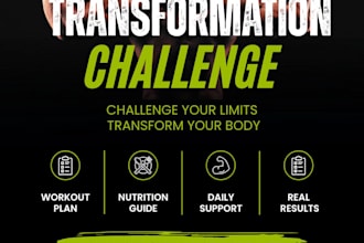 design  canva graphics for your fitness brand