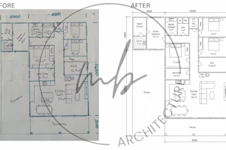 convert PDF, sketch or image to autocad dwg