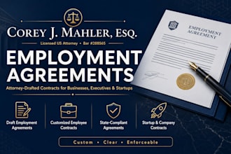 prepare legally compliant employment agreements