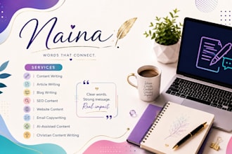 write blog posts articles and web research