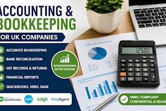 do accounting and bookkeeping for UK company