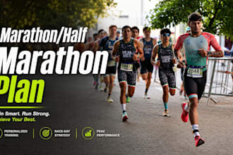 create a personalized marathon training plan