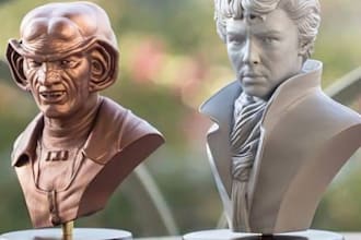 create custom 3d figurine design for 3d printing collectibles and miniatures