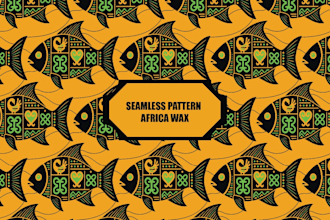 design premium ankara, african wax print, kente  patterns