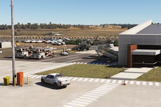 create 3d environment, modeling, pbr texture for atc, msfs 2024, runways, assets