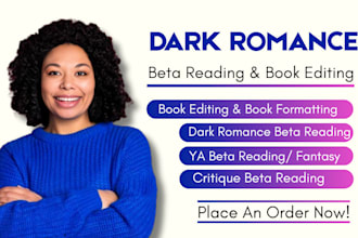 beta read critique dark romance beta reader romantasy ya romance beta reading