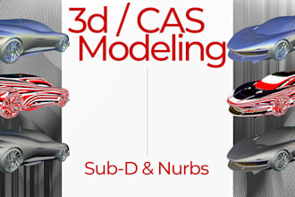do 3d modeling from subd up to nurbs surfacing