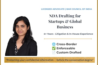 draft a professional nda for your startup or business