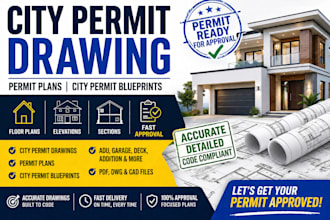 create city permit drawing permit plans city permit blueprints and 2d floor plan