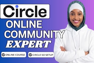 setup circle so circle online course circle online community circle so website