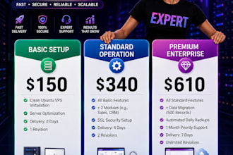 professionally install, secure, and configure your odoo erp