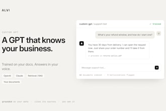 build a custom gpt trained on your business docs