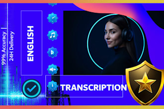 do professional audio transcription and video transcription within 24 hours