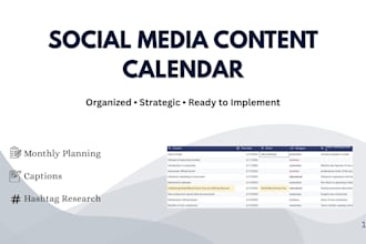 create content calendar for fashion and beauty brand