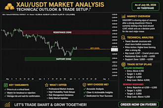 provide professional crypto, forex, gold technical analysis