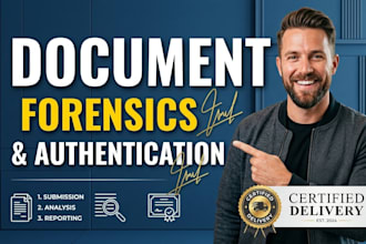 provide expert signature verification and digital document forensic analysis