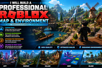 build a professional roblox map and environment