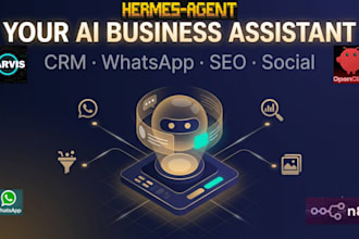 build n8n jarvis ai business assistant CRM whatsapp chatbot SEO automation agent