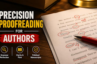 proofread your book manuscript for grammar and typos