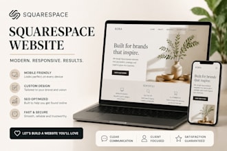 custom squarespace website design squarespace redesign booking square designer
