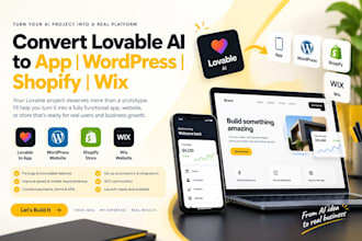 convert lovable to app wordpress shopify website loveable ai lovable wix design