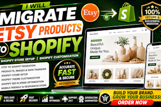 migrate etsy products to shopify shopify store setup shopify customization