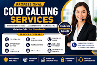 sales closer telemarketing appointment setting cold calling lead qualification