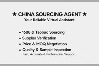 be your 1688 product sourcing agent in china