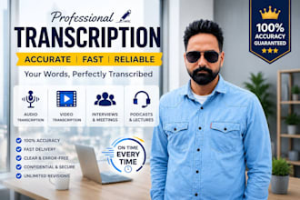 do accurate and  video transcription
