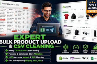 manage your ecommerce shopify bulk product listings CSV product upload inventory