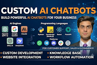 build custom ai chatbots using openai and google gemini
