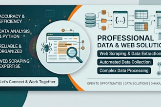 do web scraping, data extraction and web research