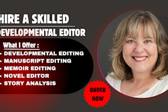 edit your novel, memoir, or devotional with developmental feedback