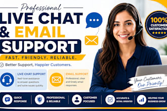 provide chat support or emaill support