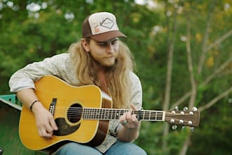 sing and play guitar for your folk rock or acoustic country song