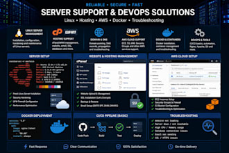provide linux server administration and web hosting support