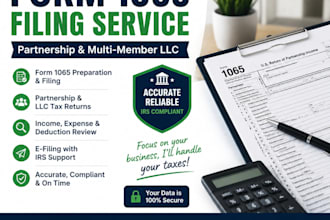 review prepare and file partnership and multimember llc form 1065