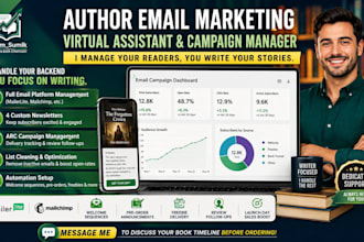 manage your author newsletter and arc reader book marketing