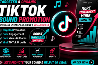 do tiktok sound promotion, 1000 tiktok music promotion, spotify music marketing