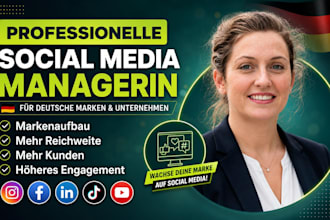 be your german social media manager and content creator