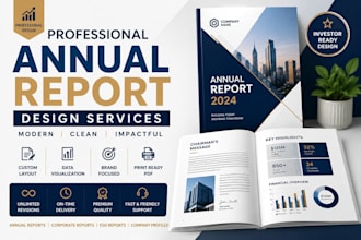 design your annual report design brochure, company profile, annual report