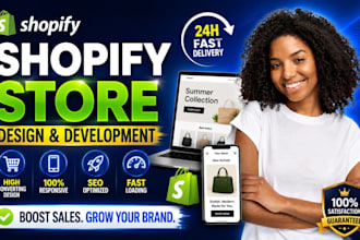 shopify store design build shopify dropshipping store redesign shopify website