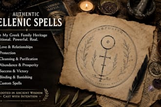 cast an authentic hellenic spell from my greek family heritage