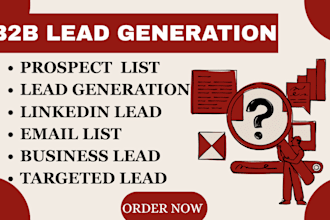 do b2b lead generation with verified business email lists