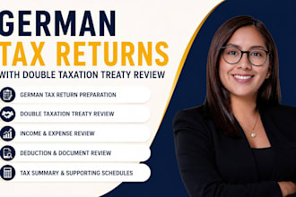 prepare german tax returns with double taxation treaty review